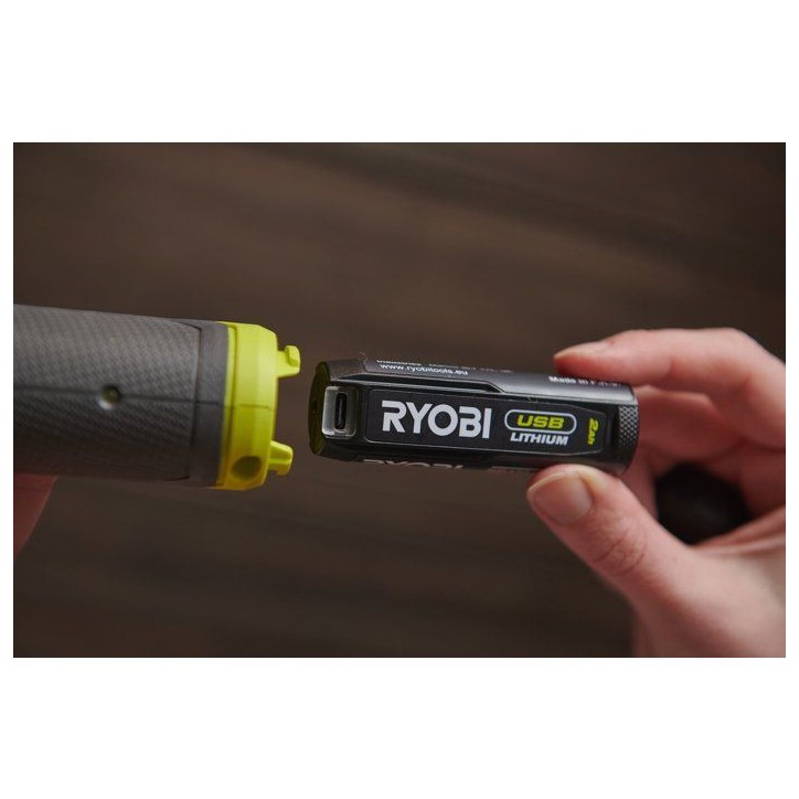 RYOBI Clé a cliquet 4V USB Lithium mécanique - batterie 2Ah + chargeur - RR14W4-120G RYOBI Clé a cliquet 4V USB Lithium mécanique - batterie 2Ah + chargeur - RR14W4-120G