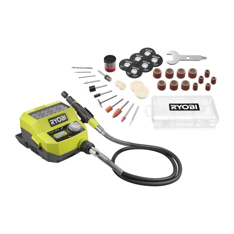 RYOBI Mini-outil 18V ONE+ gravure et ponçage - sans batterie ni charg