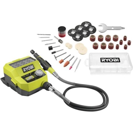 RYOBI Mini-outil 18V ONE+ gravure et ponçage - sans batterie ni charg