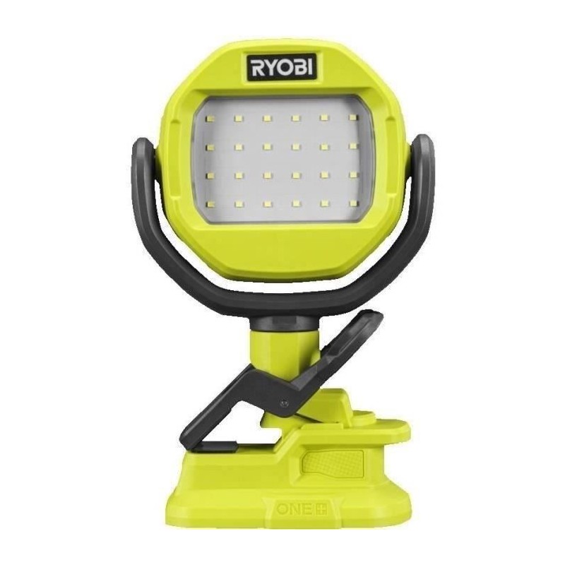 RYOBI Lampe pince 18V ONE+ 1000 lumens - sans batterie ni chargeur - R