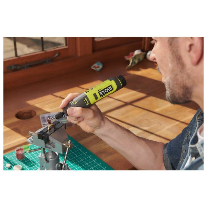 RYOBI Mini-outil rotatif 4V USB Lithium - batterie 2Ah + chargeur - RRT4-120GA15