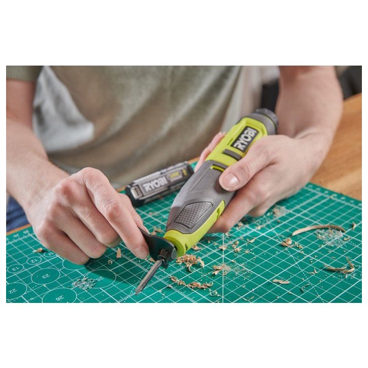 RYOBI Outil de sculpture 4V USB Lithium - batterie 2Ah + chargeur - RPC4-120G RYOBI Outil de sculpture 4V USB Lithium - batterie 2Ah + chargeur - RPC4-120G