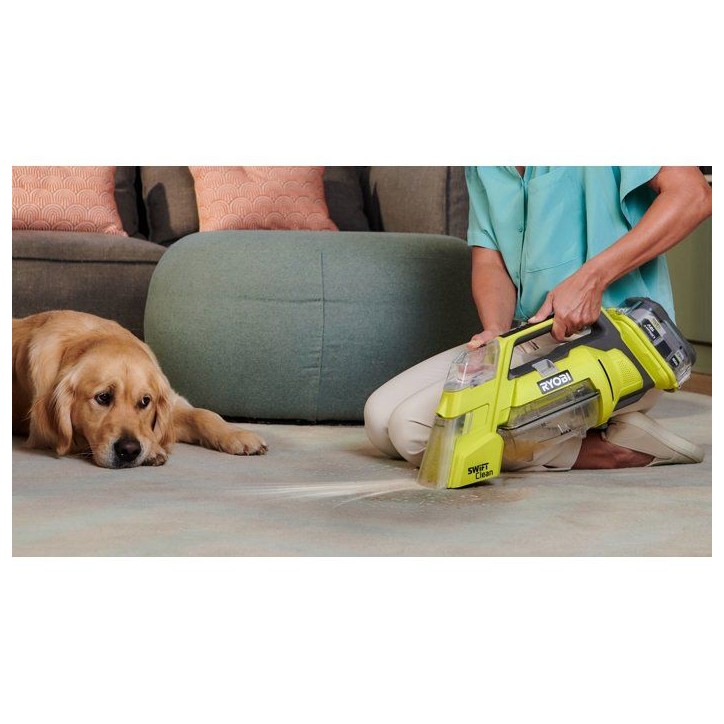 RYOBI Nettoyeur de taches 18V ONE+ voiture canapé - sans batterie ni chargeur - RDC18-0 RYOBI Nettoyeur de taches 18V ONE+ voiture canapé - sans batterie ni chargeur - RDC18-0