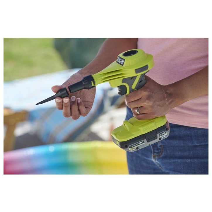 RYOBI Gonfleur 18V ONE+ matelas et bouées - sans batterie ni chargeur - RVI18-0 RYOBI Gonfleur 18V ONE+ matelas et bouées - sans batterie ni chargeur - RVI18-0