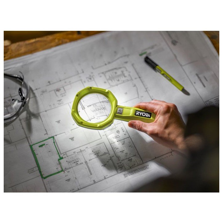 RYOBI Loupe éclairée 4V USB Lithium x3 LED - sans batterie ni chargeur - RML4-0
