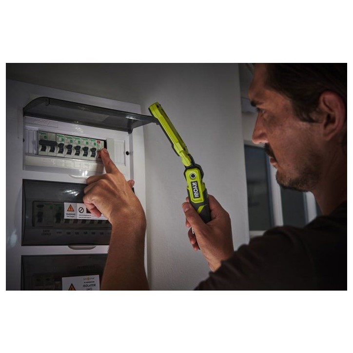 RYOBI Lampe de travail magnétique 4V USB Lithium 650 lumens - sans batterie ni chargeur - RLI4-0