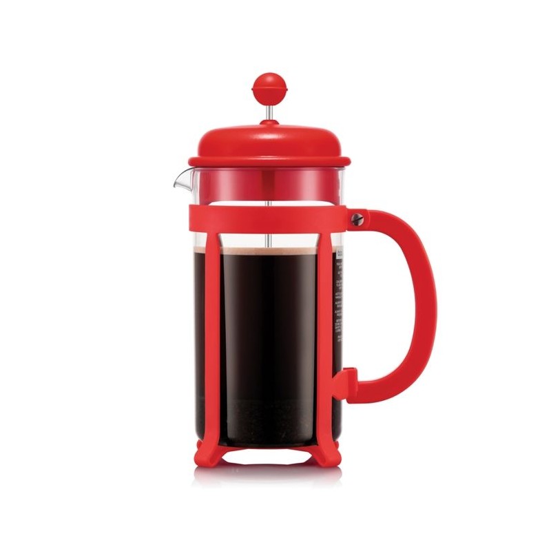 Cafetiere a piston - BODUM - Java - Monture et couvercle en plastique Cafetiere a piston - BODUM - Java - Monture et couvercle en plastique