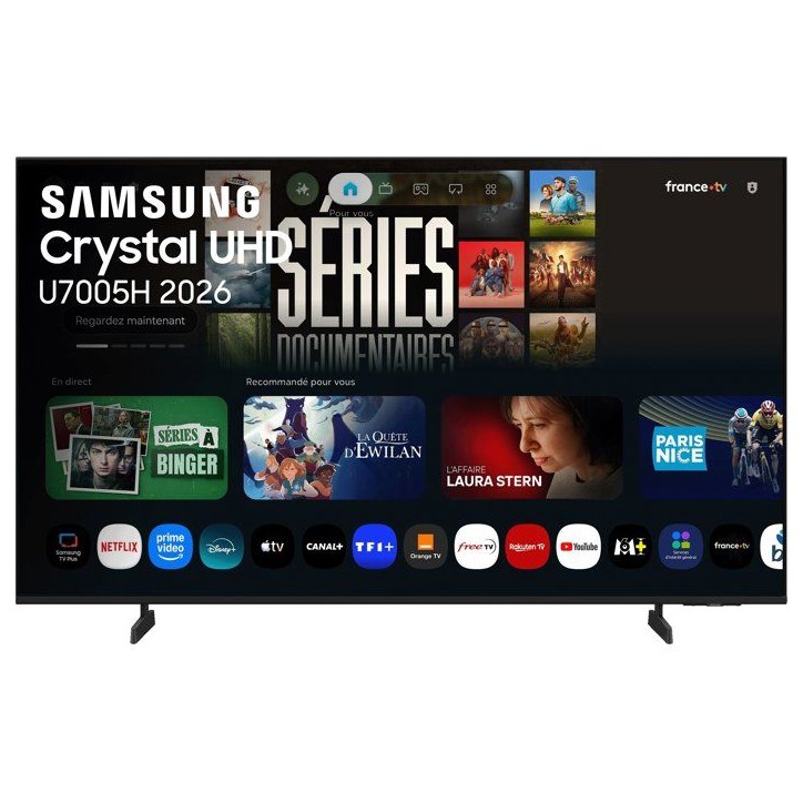 Samsung TU43U7005H - TV LED 43 (109 cm) - 4K UHD 3840x2160 - HDR10+ - Smart TV - Gaming Hub - 3xHDMI - WiFi Samsung TU43U7005H - TV LED 43 (109 cm) - 4K UHD 3840x2160 - HDR10+ - Smart TV - Gaming Hub - 3xHDMI - WiFi