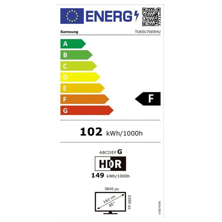 Samsung TU65U7005H - TV LED 65 (165 cm) - 4K UHD 3840x2160 - HDR10+ - Smart TV - Gaming Hub - 3xHDMI - WiFi Samsung TU65U7005H - TV LED 65 (165 cm) - 4K UHD 3840x2160 - HDR10+ - Smart TV - Gaming Hub - 3xHDMI - WiFi