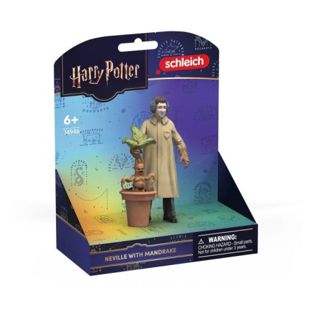 Figurine Neville avec Mandragore - SCHLEICH 14946 - Gamme Harry Potter
