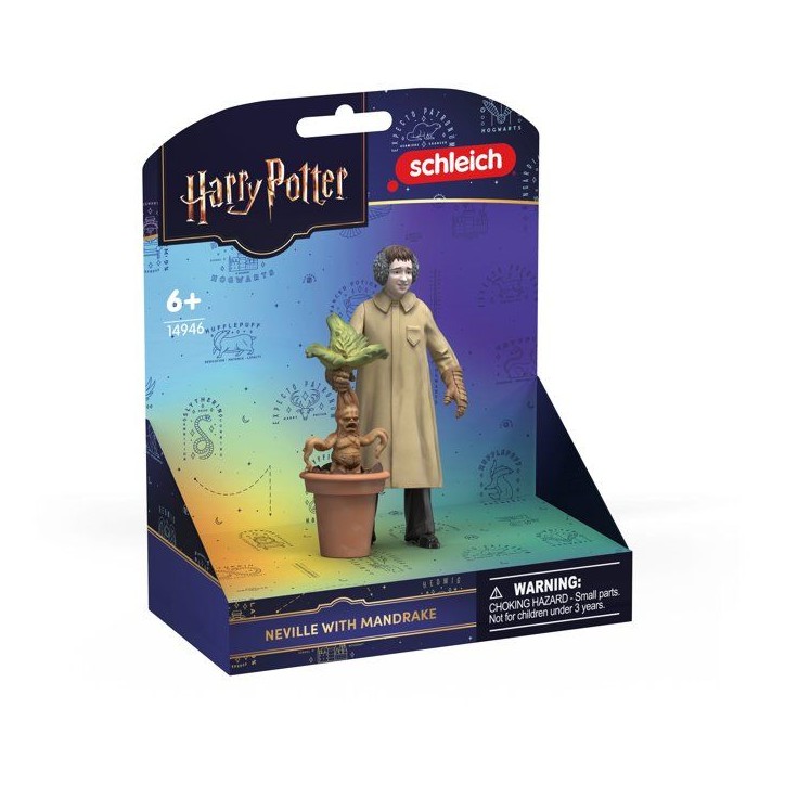 Figurine Neville avec Mandragore - SCHLEICH 14946 - Gamme Harry Potter?