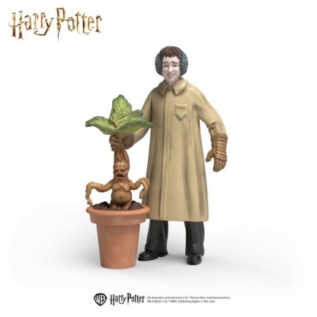 Figurine Neville avec Mandragore - SCHLEICH 14946 - Gamme Harry Potter?