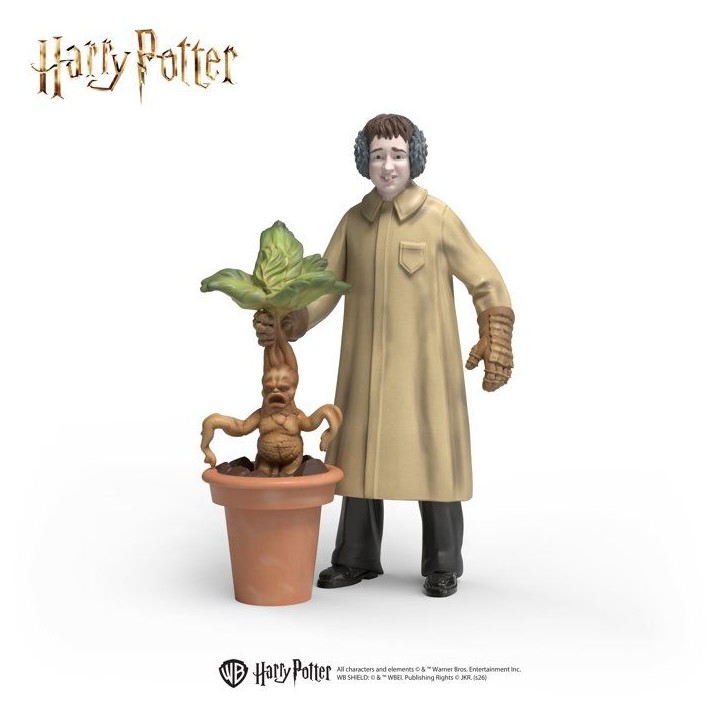 Figurine Neville avec Mandragore - SCHLEICH 14946 - Gamme Harry Potter?