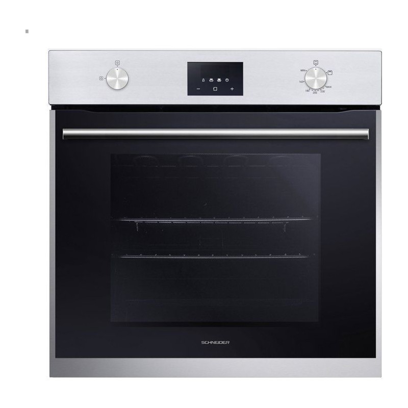 Four a gaz encastrable - SCHNEIDER - SCOG6020-X - Bandeau Inox - 60 L