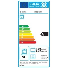 Four a gaz encastrable - SCHNEIDER - SCOG6020-X - Bandeau Inox - 60 L - 59,4 x 62,8 x 59,3 cm