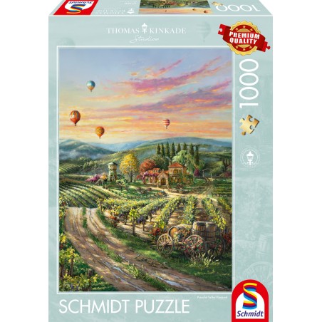 Puzzle - SCHMIDT SPIELE - Peaceful Valley Vineyard - 1000 pieces - Des