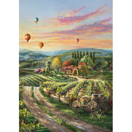 Puzzle - SCHMIDT SPIELE - Peaceful Valley Vineyard - 1000 pieces - Des 14 ans