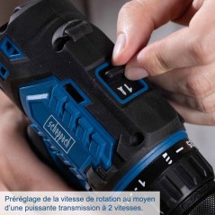 Perceuse visseuse percussion sans fil BC-CD60-X - brushless 60 Nm mandrin 13mm - SCHEPPACH 20V IXES - Batterie 2Ah + chargeur 2.