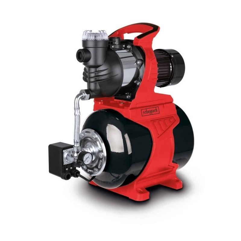 Pompe a eau domestique HWW1400c - 6000 L/h - 4,8 bar - SCHEPPACH