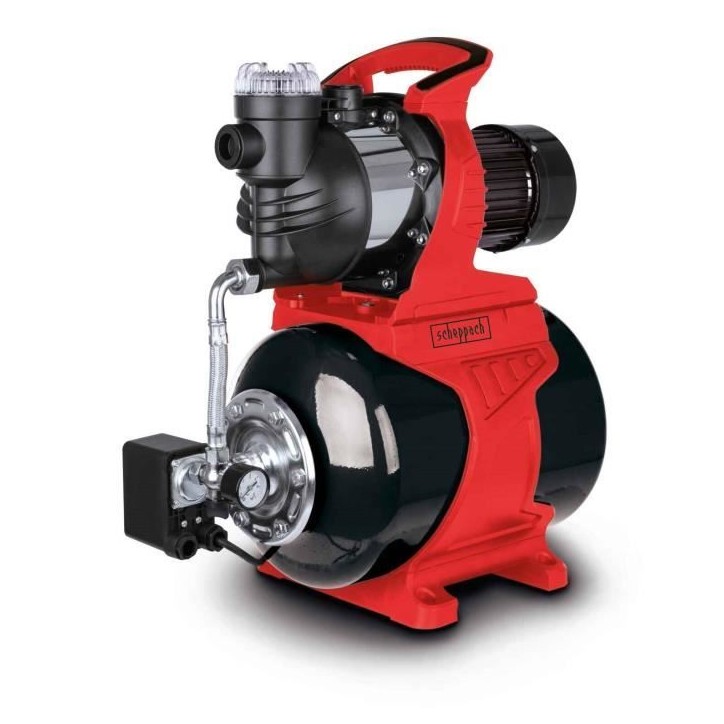 Pompe a eau domestique HWW1400c - 6000 L/h - 4,8 bar - SCHEPPACH Pompe a eau domestique HWW1400c - 6000 L/h - 4,8 bar - SCHEPPACH