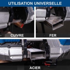 Scie a ruban a métaux sans fil SCHEPPACH - C-MBS635-X - 20V IXES - Ba