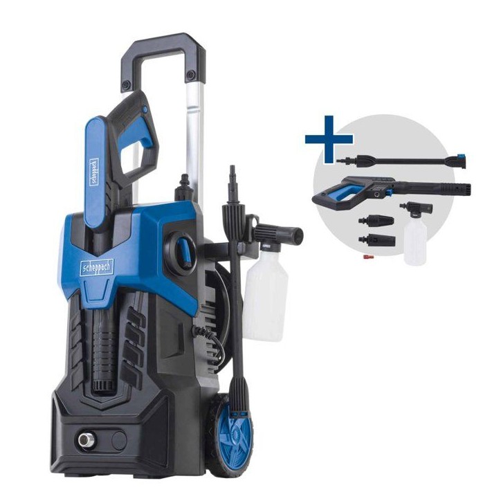 Nettoyeur haute pression électrique SCHEPPACH - SHD 150 - 150 bar - 420L/h - 1800W - Avec accessoires