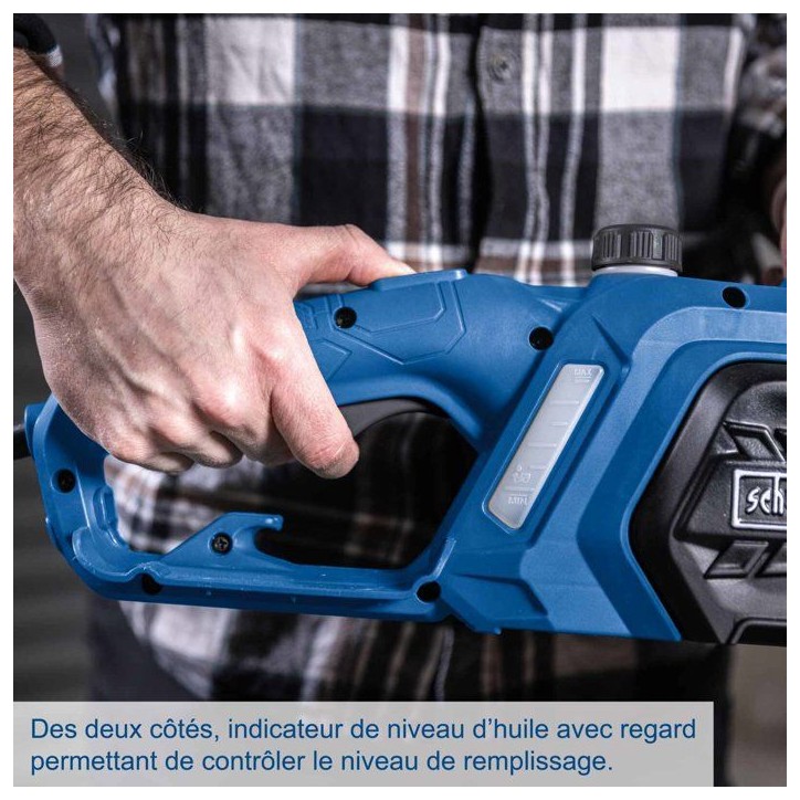 Tronçonneuse électrique SCHEPPACH - ECS1600 - Coupe max 34 cm - 1600W