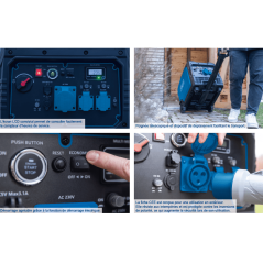 Groupe électrogene SCHEPPACH SG7000I - Essence - Inverter - 6000 / 6200 W