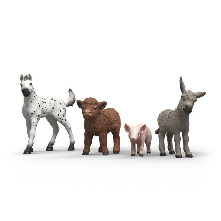 Figurines Mes premiers bébé animaux de la ferme - SCHLEICH 42740 - Gamme Farm World