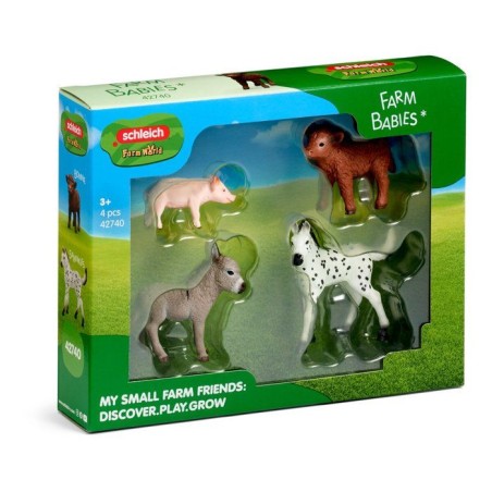 Figurines Mes premiers bébé animaux de la ferme - SCHLEICH 42740 - Gamme Farm World
