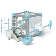 Figurine BattleCave Lion de Glace, Schleich 42766 Eldrador Creatures