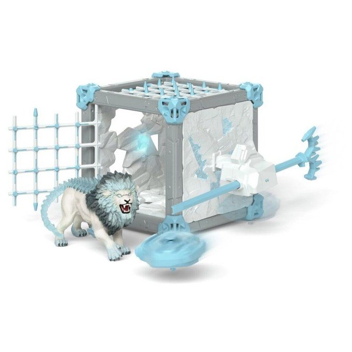 Figurine BattleCave Lion de Glace, Schleich 42766 Eldrador Creatures Figurine BattleCave Lion de Glace, Schleich 42766 Eldrador Creatures