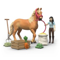 Figurine Kit de soins Emily - SCHLEICH 42797 - Gamme Horse Club