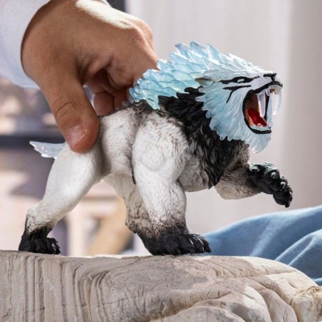 Figurine Tigre a dents de sabre de glace, Schleich 72281 Eldrador, des 5 ans