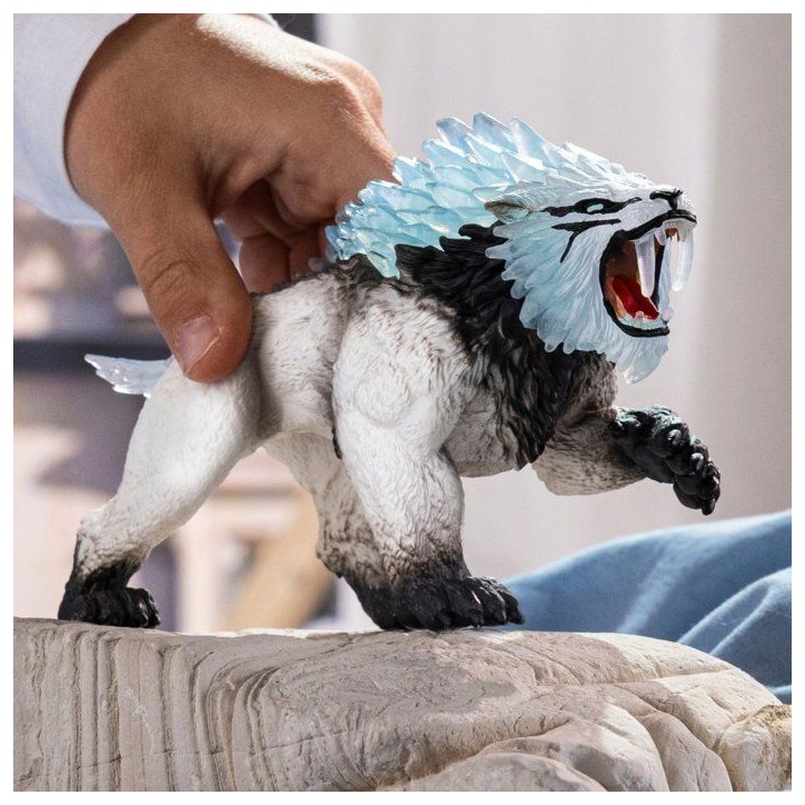 Figurine Tigre a dents de sabre de glace, Schleich 72281 Eldrador, des 5 ans