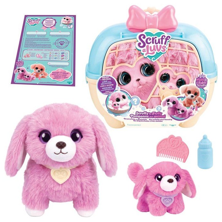 Peluche surprise - SCRUFF A LUVS - Maman et Bébé - Transformation - Famille