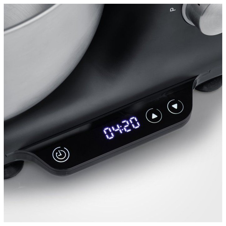 Robot pâtissier avec balance intégrée - SEVERIN - KM3898 - Noir mat