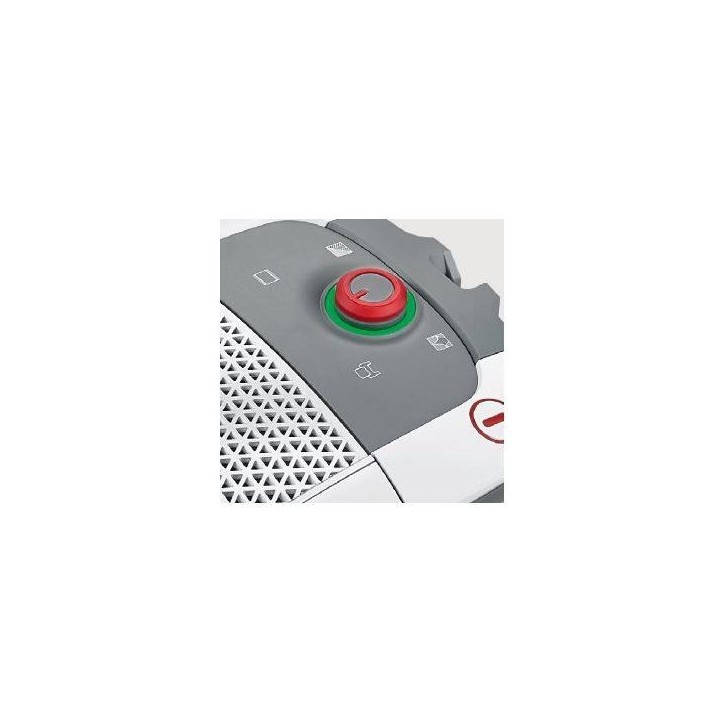 SEVERIN BC7047- Aspirateur traineau avec sac - 850 W - 4 L - 74 dB - Silencieux - Blanc / Rouge