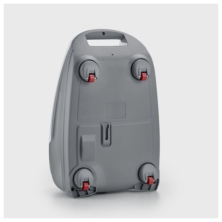 SEVERIN BC7047- Aspirateur traineau avec sac - 850 W - 4 L - 74 dB - Silencieux - Blanc / Rouge