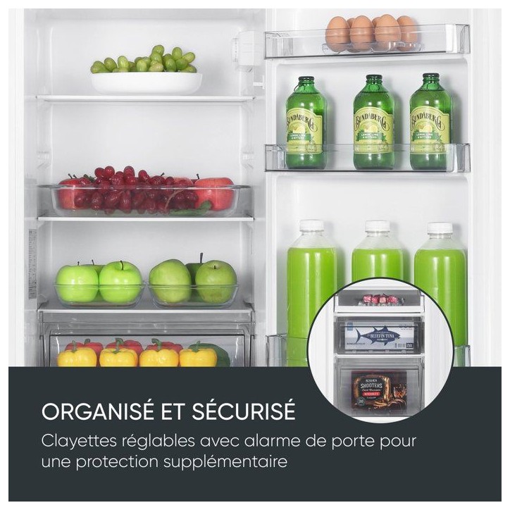 Réfrigérateur combiné congélateur bas - SEVERIN - DT8770 - 2 portes - 173 L - 142x50x56 cm - Blanc Réfrigérateur combiné congélateur bas - SEVERIN - DT8770 - 2 portes - 173 L - 142x50x56 cm - Blanc