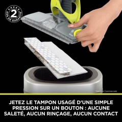 Aspirateur balai laveur sans fil 2-en-1 VacMop SHARK - VM200EU - Netto