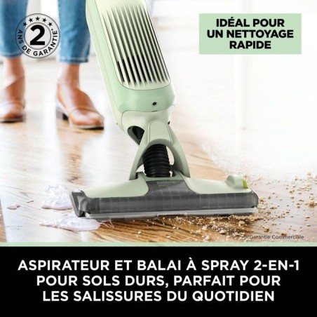 Aspirateur balai sans fil 2-en-1 VacMop SHARK - VM200EUGN - Nettoyage par pulvérisation - 1,52kg - Tampons jetables