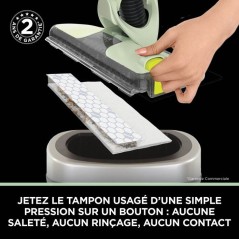 Aspirateur balai sans fil 2-en-1 VacMop SHARK - VM200EUGN - Nettoyage