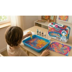 Kit de peinture marbrée avec poudre magique - Silverlit – Imagin'Art - Marbling Studio