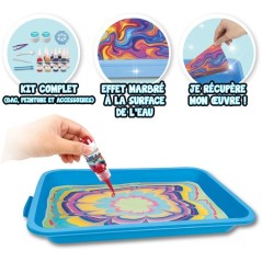 Kit de peinture marbrée avec poudre magique - Silverlit – Imagin'Ar