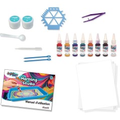 Kit de peinture marbrée avec poudre magique - Silverlit – Imagin'Ar