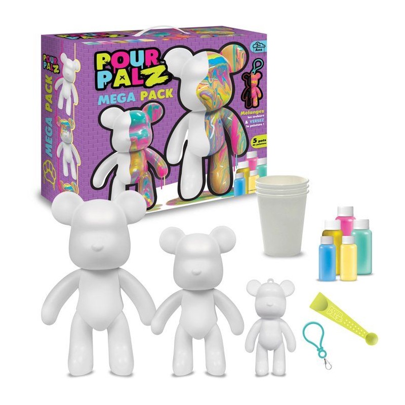 Kit créatif peinture 3 formats - Silverlit – Pour Palz - Mega Pack