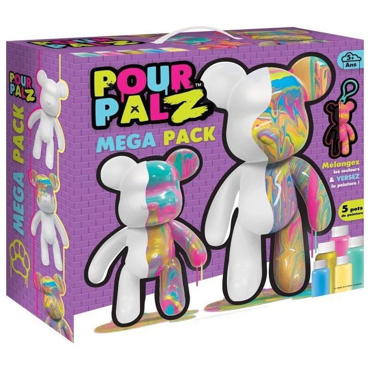 Kit créatif peinture 3 formats - Silverlit – Pour Palz - Mega Pack Kit créatif peinture 3 formats - Silverlit – Pour Palz - Mega Pack