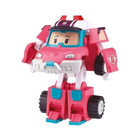 Figurine robot 10 cm - Silverlit – Robocar Poli – Véhicule Transf