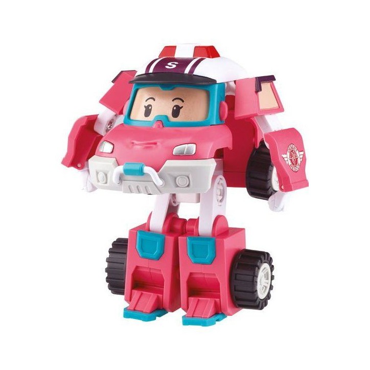 Figurine robot 10 cm - Silverlit – Robocar Poli – Véhicule Transformable Sandy 2-en-1 Figurine robot 10 cm - Silverlit – Robocar Poli – Véhicule Transformable Sandy 2-en-1
